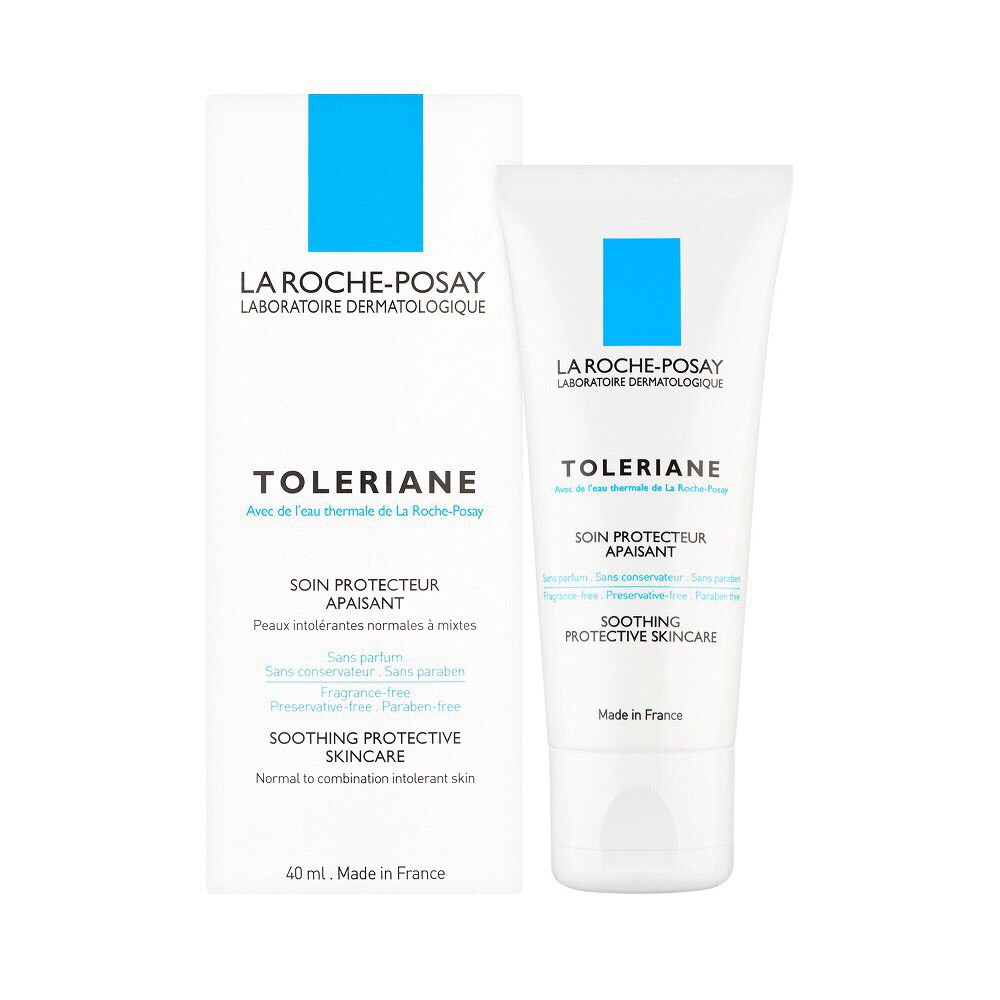 Larocheposay - Kem dưỡng Cấp Nước Làm Dịu cho da nhạy cảm La Roche-Posay Toleriane Skincare 40ml