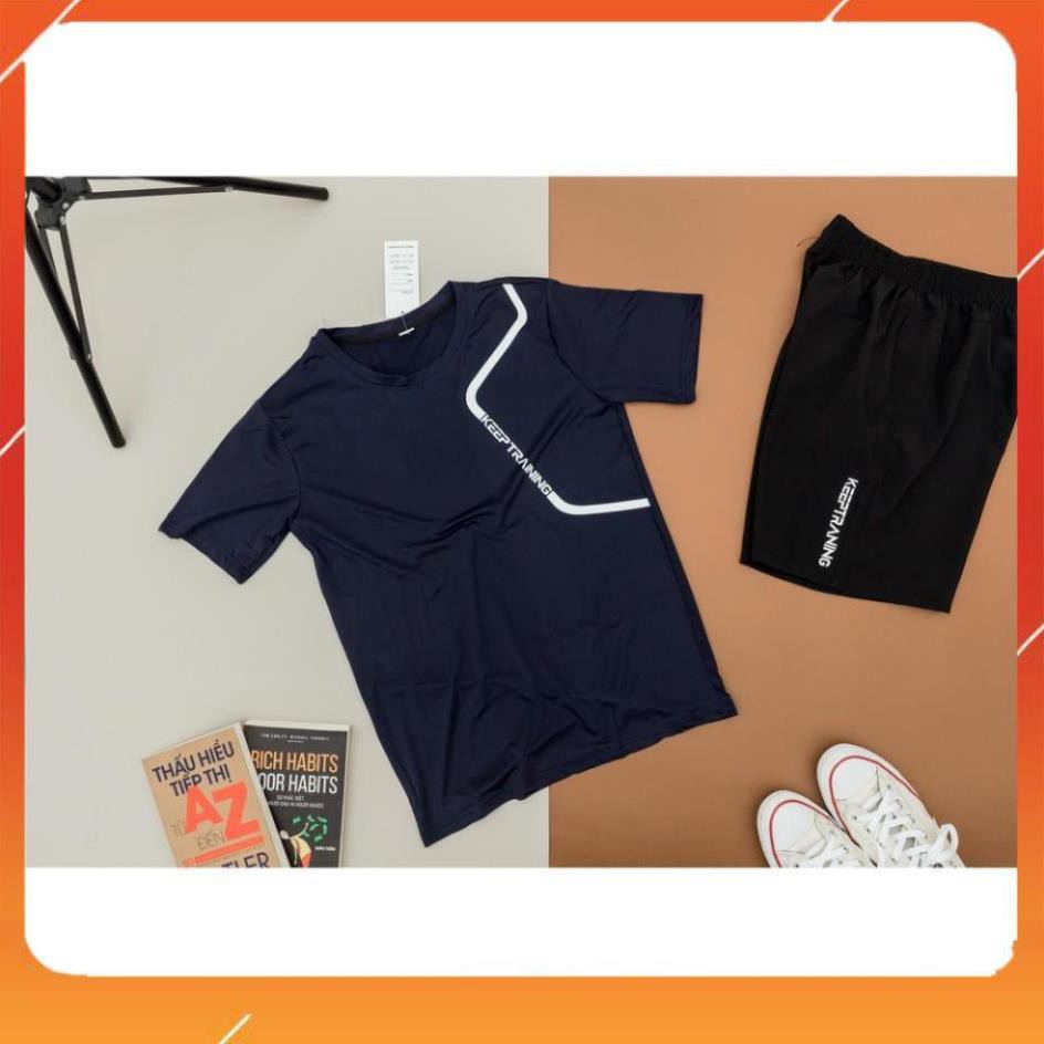 [Freeship] Bộ quần áo thể thao nam bộ đồ nam thun lạnh 6 màu