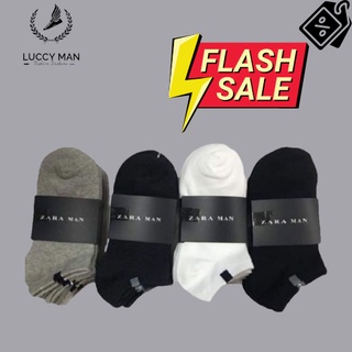 Combo Tất Nam Cổ Ngắn Zara ❤️SET 10 ĐÔI❤️ Co Giãn Tốt,Thấm Hút Mồ Hôi.