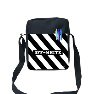 [CHÁ HÀNG SIÊU HOT] [BẢO HÀNH 1 ĐỔI 1] Túi đeo chéo nam nữ in hình OFF WHITE