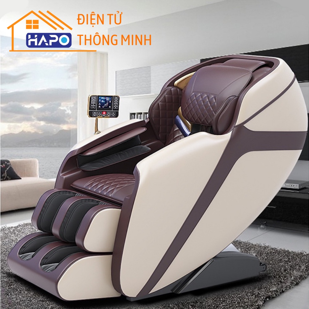 Ghế massage Đa Năng Hapo Toàn Thân Cao Cấp, sở hữu các tính năng vượt trội với Chip thông minh thế hệ thứ CORE.