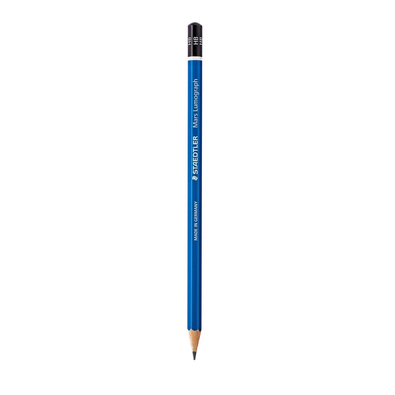 [Mã BMINCU50 giảm 50K đơn 250K] Bút Chì Gỗ Staedtler HB,2B Mars Lumograph Graphite Pencil Của Đức (100-HB,2B)