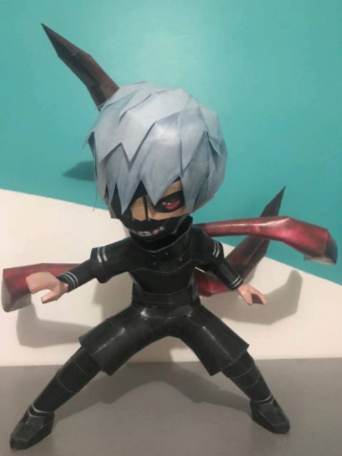 Mô hình giấy anime[Tokyo Ghoul] Chibi Kaneki Ken Ver.3