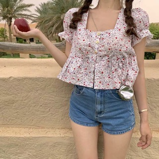 Áo babydoll hoa nhí