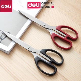 [COMBO 3/1] Kéo 210mm Deli, Đen/Đỏ - E6010 [Deli]