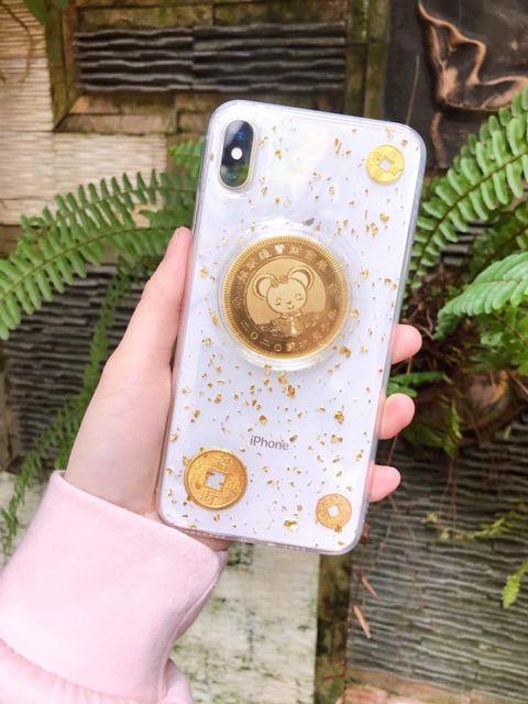 Ốp lưng mèo thần tài - Chuột thần tài cho iPhone 6/6plus/ 7/ 7 Plus/ X/ Xs/ Xr / Xs max siêu kute hót hít