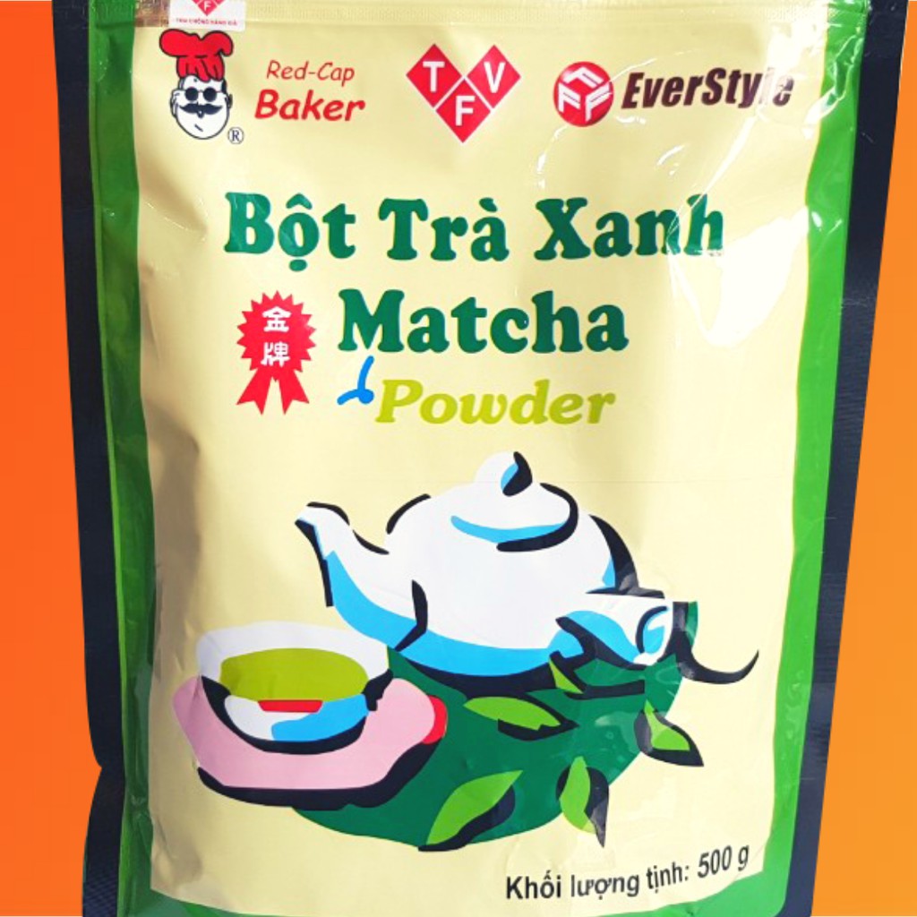 Bột matcha trà xanh nguyên chất DPFOOD - 450g - pha trà sữa, đá xay, latte,... - Tặng free nhiều công thức pha chế