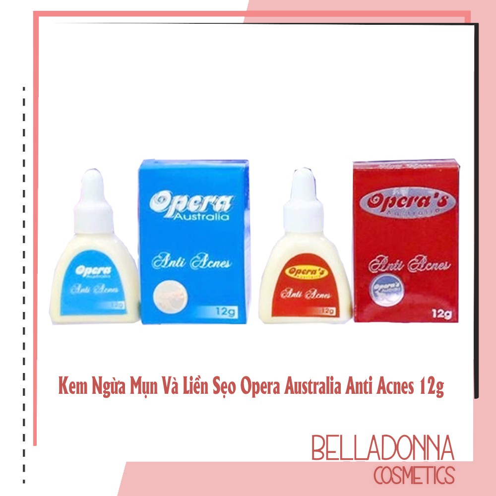 Kem ngừa mụn và liền sẹo Opera Australia Anti Acnes 12g