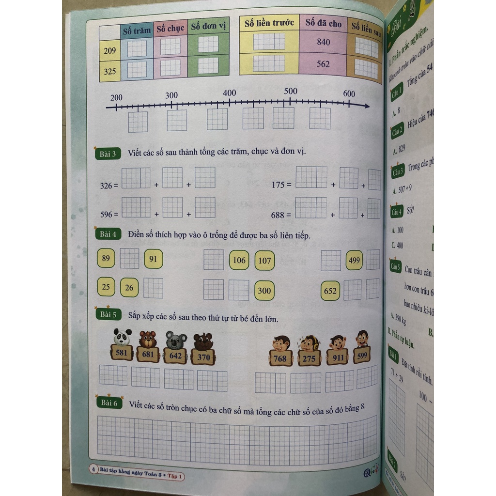 Sách - Bài tập hằng ngày Toán 3 tập 1 - Kết nối tri thức với cuộc sống