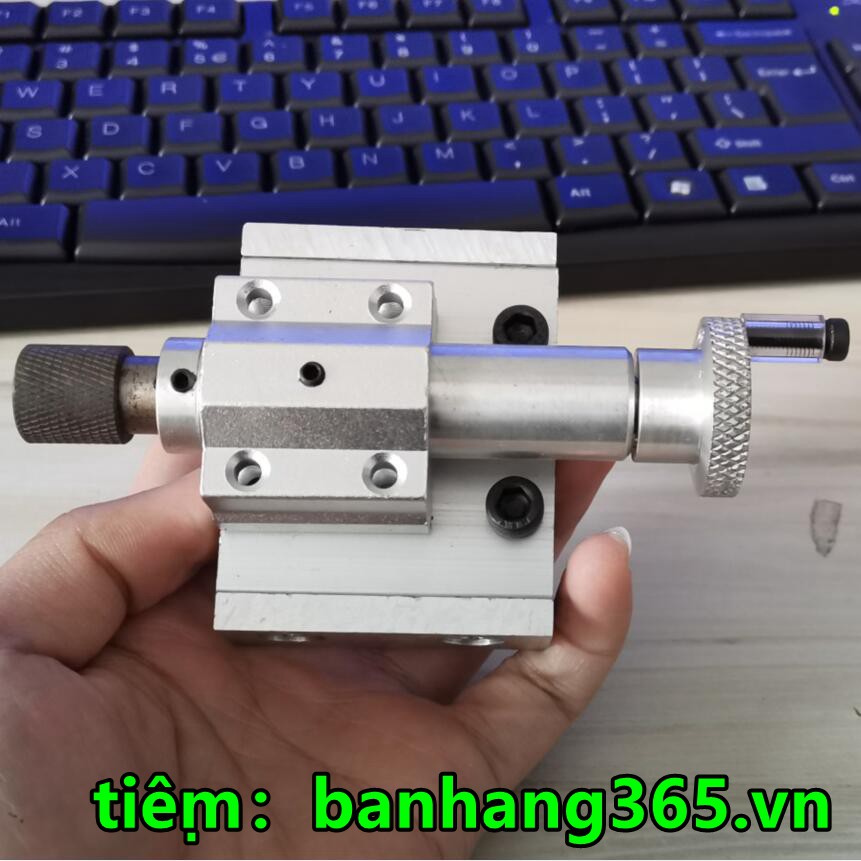 Máy tiện thu nhỏ di động miễn phí kính thiên văn cố định tailstock phụ kiện công cụ DIY