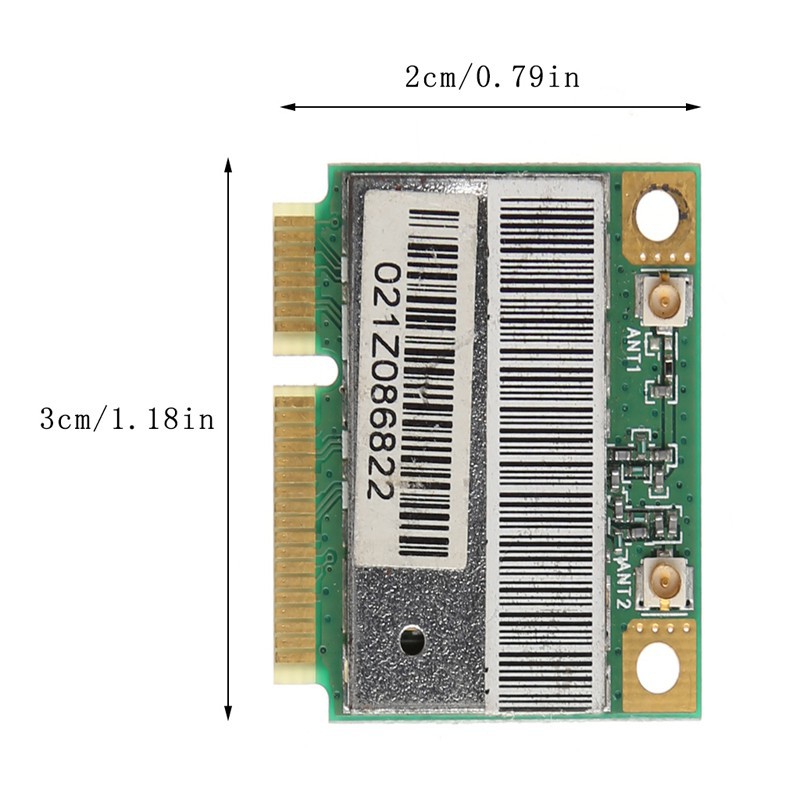 Thẻ mạng wifi PCI-E nhỏ một nửa AR9285 AR5B95 cho Atheros