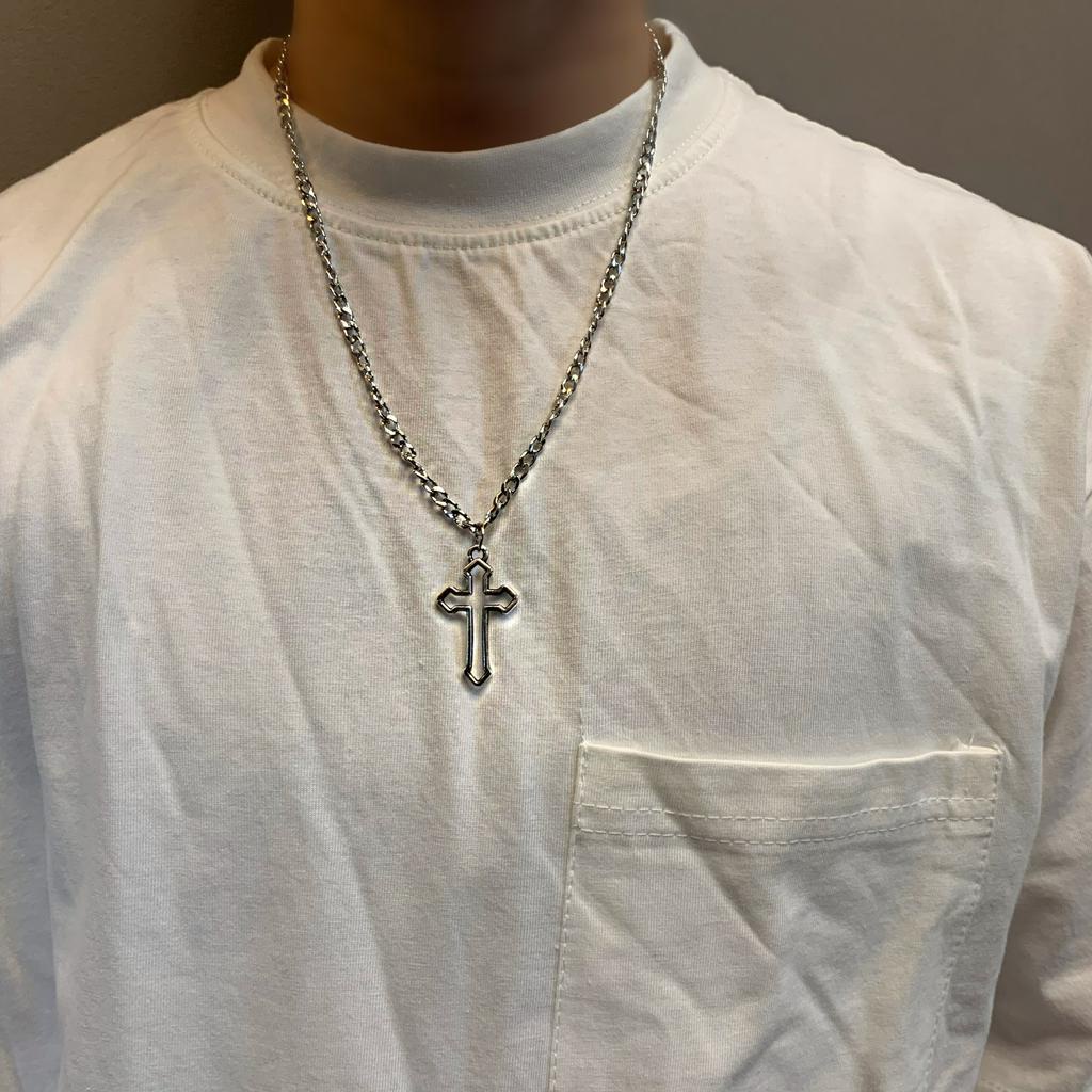 Vòng Cổ Mặt Chữ Thập Cá Tính Phong Cách Harajuku