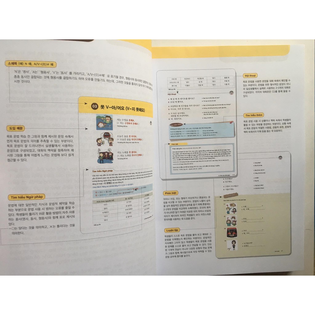 Sách - Ngữ Pháp Tiếng Hàn Thông Dụng - Sơ Cấp (Dùng APP MCBooks) - Korean Grammar in use Begining (Tái bản)