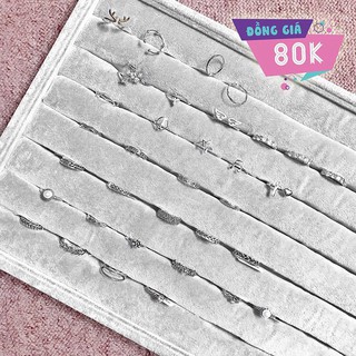 [LIMITED-CLEARANCE SALE] Đồng giá 80k nhẫn Bạc S925
