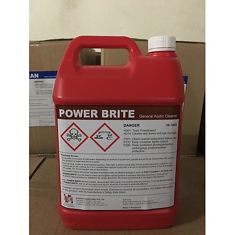 HÓA CHẤT TẨY BẨN POWER BRITE
