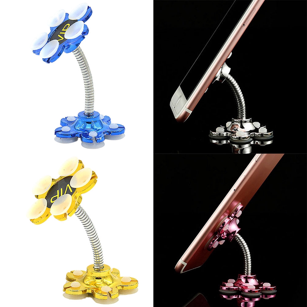 Giá đỡ điện thoại trên xe thiết kế cốc hút có hai mặt đa năng