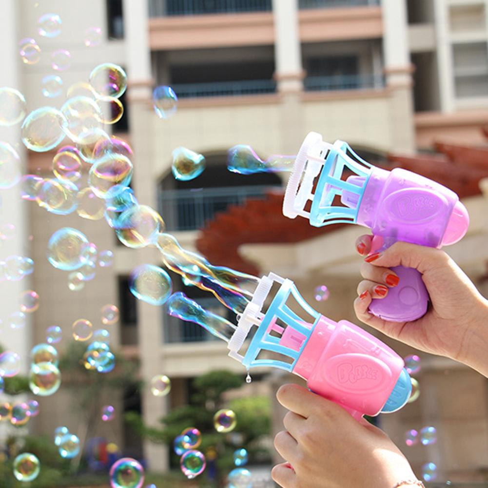 Súng thổi bong bóng tự động bằng nhựa cho bé