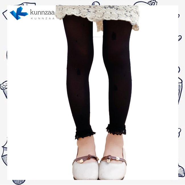 Quần tất cho bé gái PinShang ren mỏng thoáng khí chống muỗi màu sắc xinh xắn
