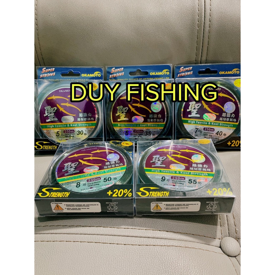 Dây Cước Câu OKAMOTO 4 Con Cá Cơm Chính Hãng - Duy Fishing