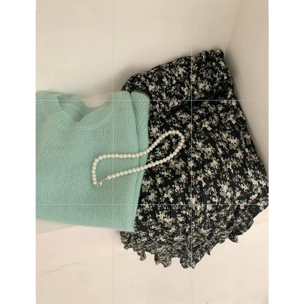 Chân Váy Hoa Dáng Dài Phong Cách Retro Thời Trang Nữ 61837