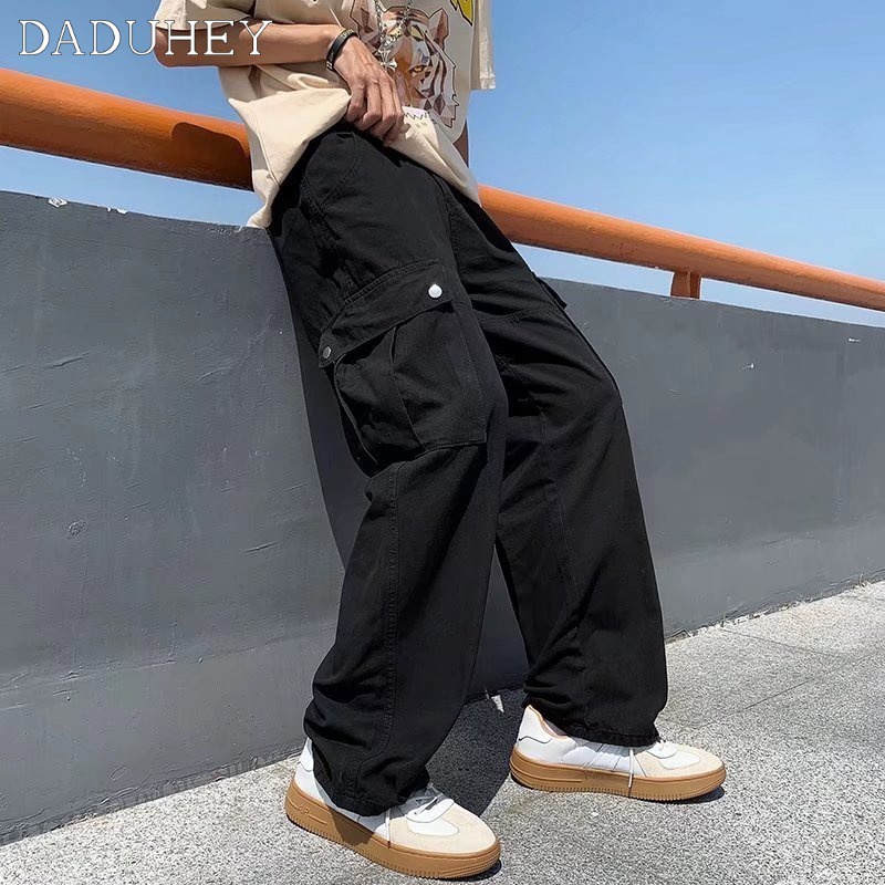 Quần túi hộp ống rộng thẳng phong cách thời trang dành cho nam