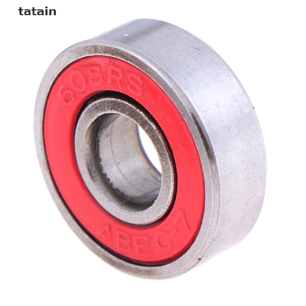 [TAT] 5Pcs Red ABEC-7 608RS Skateboard Roller Sealed Ball Bearings 8x22x7mm CVX