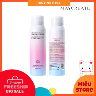 Xịt chống nắng body nâng tone da m'aycreate hàng nội địa