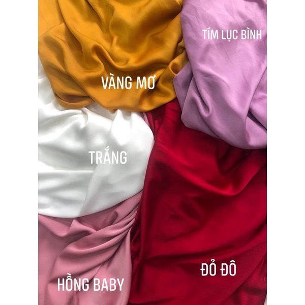 lụa ngọc trai màu
