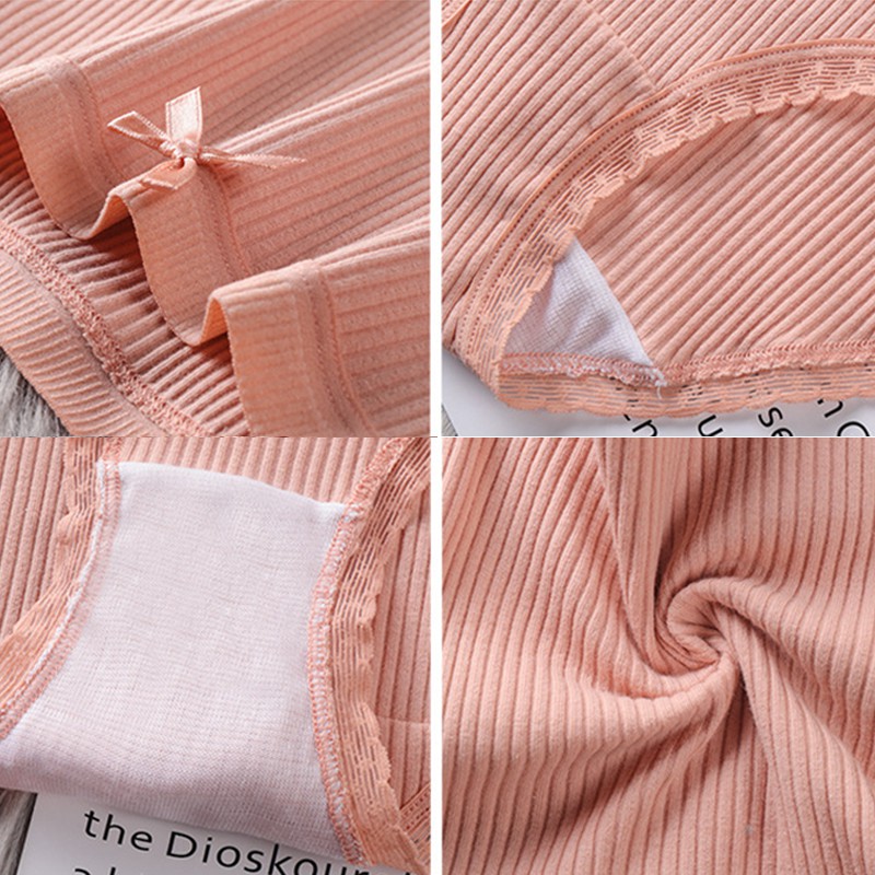 Quần Lót Bằng Cotton Không Đường May Kích Cỡ Rộng Rãi Cho Nữ