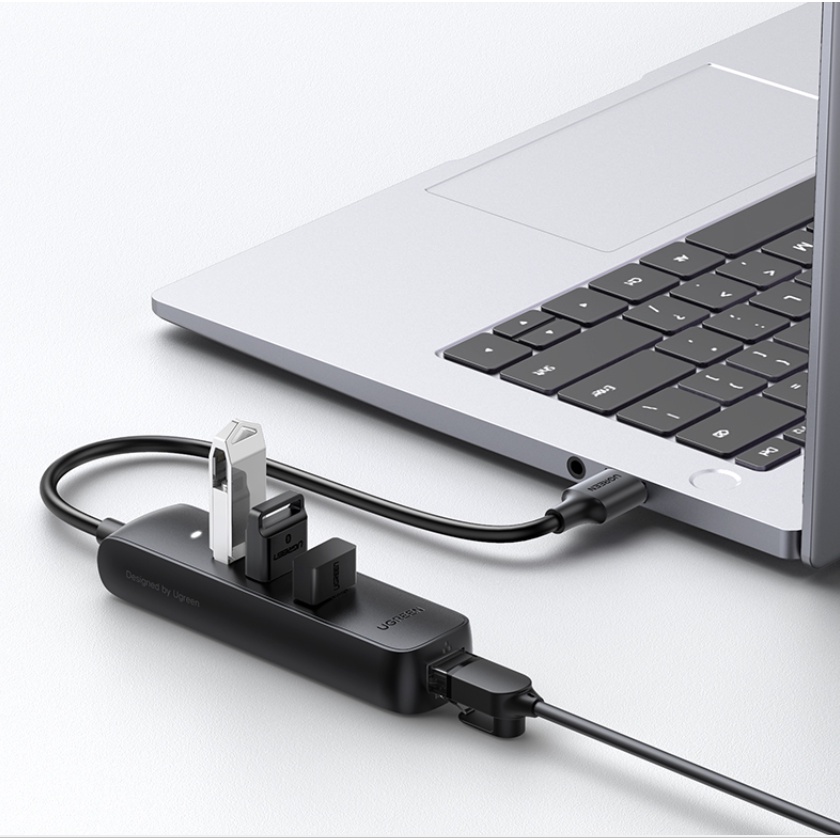 Bộ chia USB Type C sang 3 cổng USB 2.0 và 1 cổng LAN Ugreen 20984
