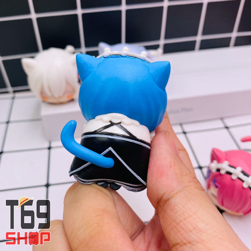 Set mô hình anime Re: Zero - Neko ver (Bộ 4 nhân vật)