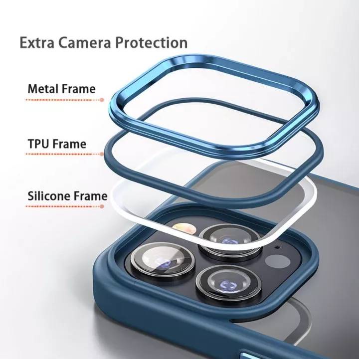 Ốp lưng trong kính viền silicon màu dành cho iPhone 14/14Plus/14Pro/14Promax/13/ 13pro/13promax  FUKIA OP217