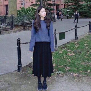 Váy voan trơn dài lưng thun from 58 kg trở lại