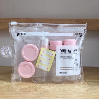 Bộ Chiết Mỹ Phẩm Du Lịch 6 Món Mini Siêu Tiện Dụng