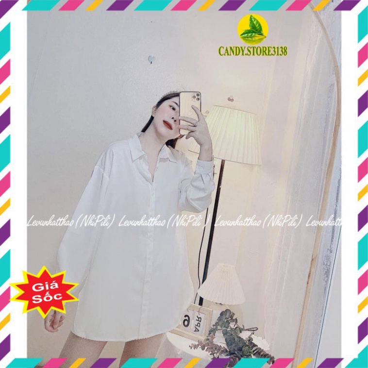Áo Sơm Mi Kiểu Nữ Trễ Vai Đẹp | Áo Kiểu Nữ Bigsize mềm mát Đẹp Phong Cách Hàn Quốc Candy.Store3138 | BigBuy360 - bigbuy360.vn