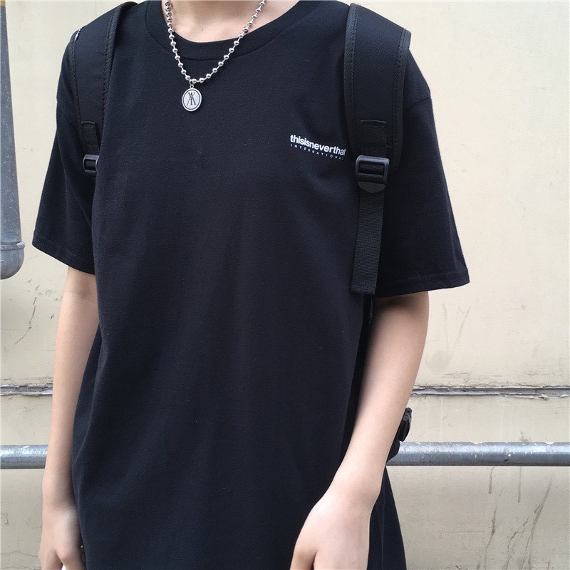 Áo thun tay lỡ form rộng ESTINI áo thun Unisex nữ nam chất cotton vải dày THISISNEVERTHAT