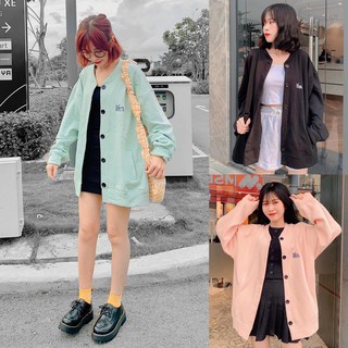 Áo Khoác Nỉ Form Rộng Bomber PUPPY Ulzzang (ẢNH THẬT)