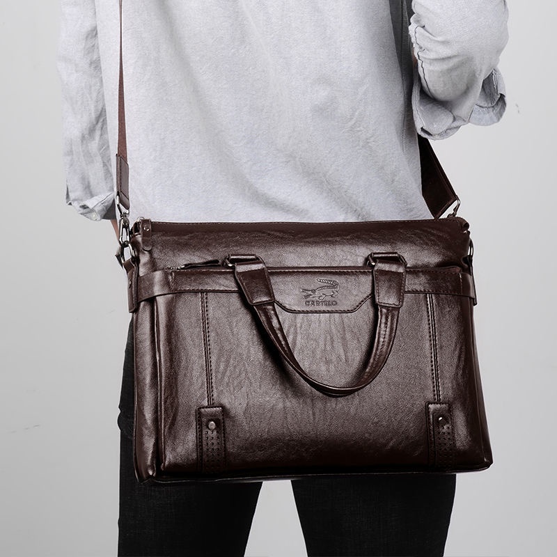 Túi xách da cá sấu phong cách doanh nhân cho nam | BigBuy360 - bigbuy360.vn