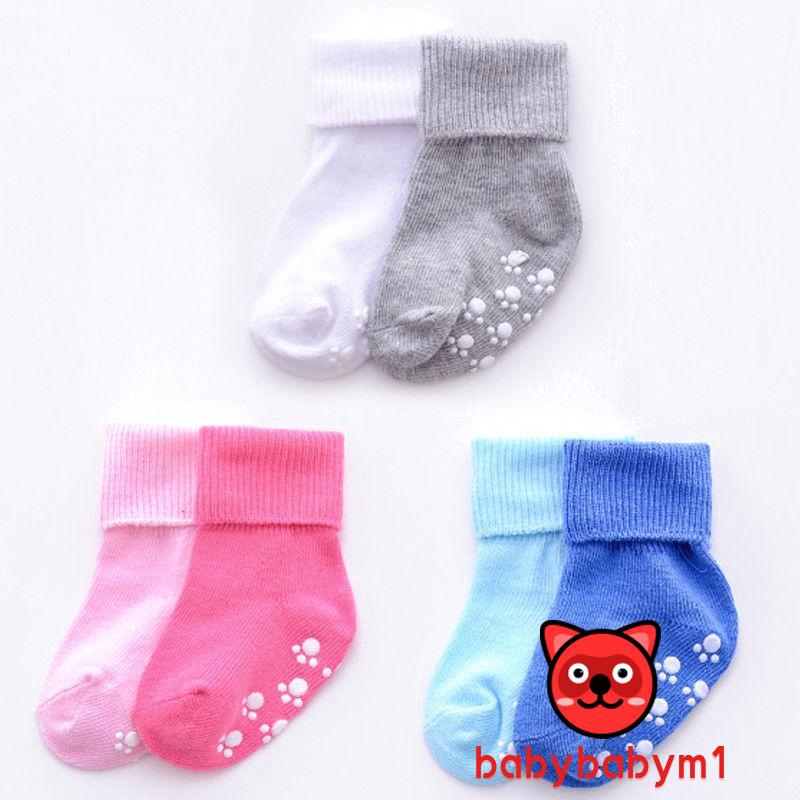 Vớ Cotton Chống Trượt Cho Bé Từ 0-6 Tuổi