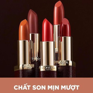 [CHÍNH HÃNG] - L'OREAL - Son lì mềm Luxe Leather By Color Riche