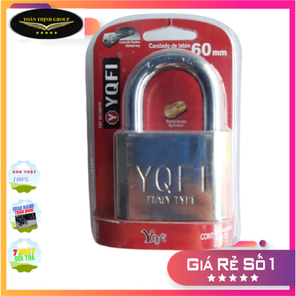 Ổ Khóa Cửa YQFI  Chống Trộm 50mm - 60mm Công Nghệ ITALY Chính Hãng, Chất Liệu Thép Siêu Cứng Siêu Bền