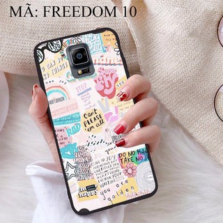 Ốp lưng Samsung Note 4 viền dẻo TPU BST Phong Cách Tự Do