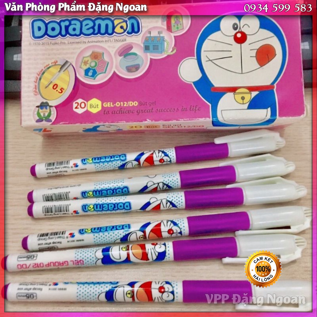 ComBo 5 Bút Gel Nước  012-Doraemon 0.5mm