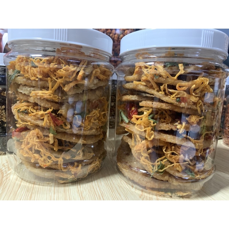 Cơm cháy mắm hành lắc khô gà lá chanh hũ 500gr