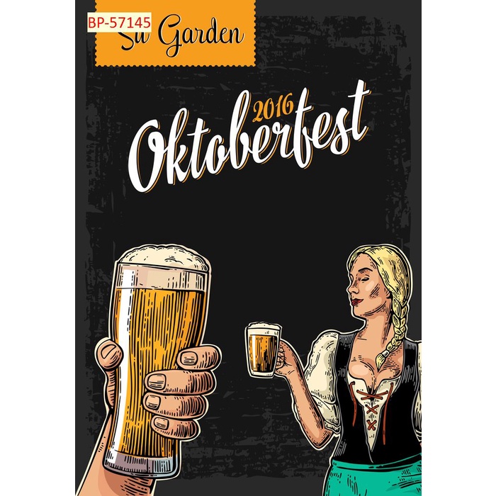 Tranh dán tường quán nhậu cực chất in khổ lớn chất liệu lụa 3D, xé không rách, lau chùi thoải mái.