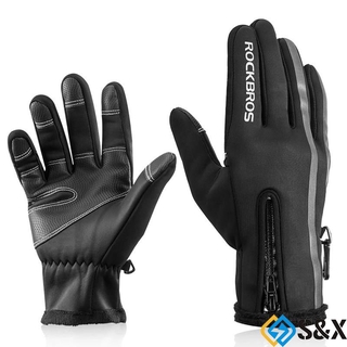 Rockbros găng tay thể thao chống nước có thể dùng màn hình cảm ứng