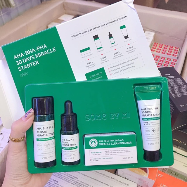 Set mini 30day đẩy mụm hiệu quả