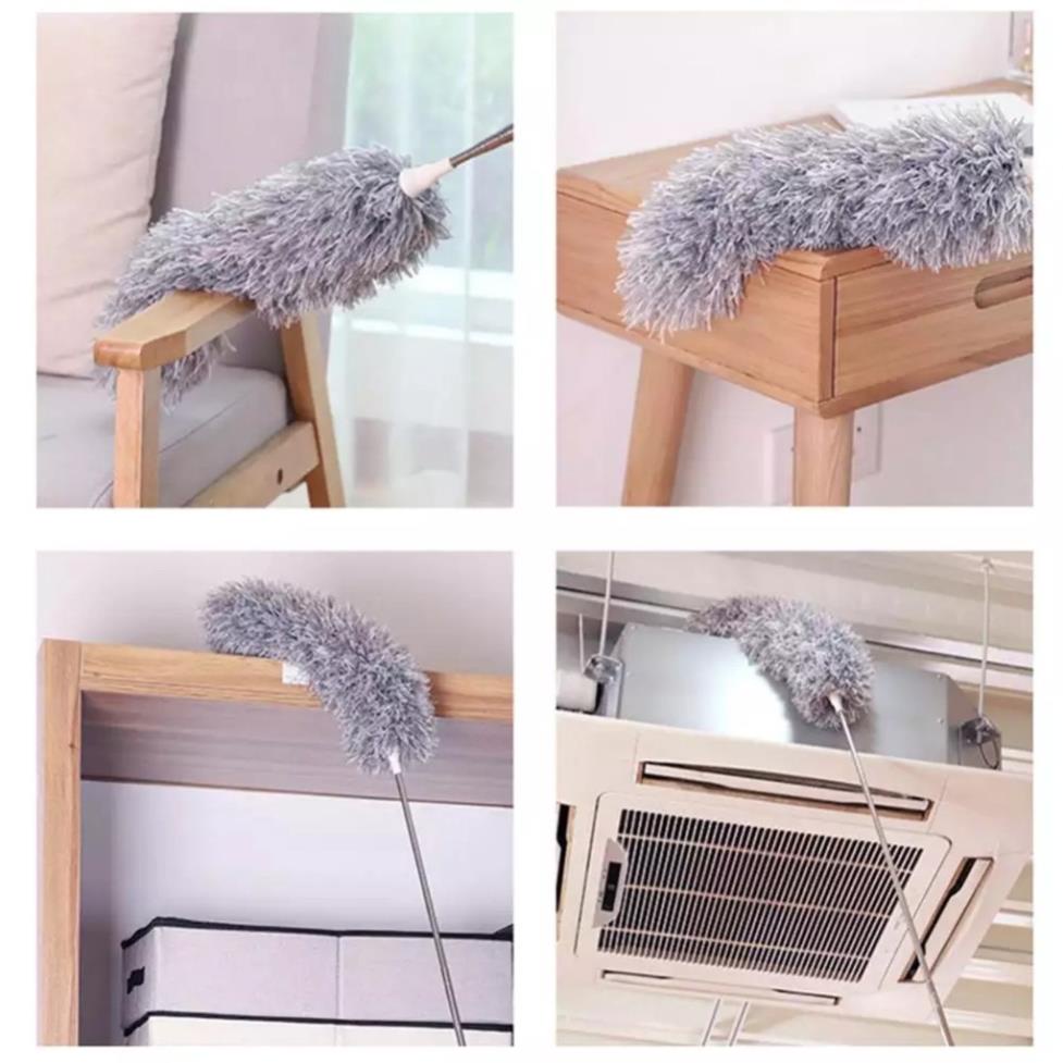 Chổi quét trần nhà lau bụi xoay 360 độ cán inox dài 2.8m cao cấp ( tuyển khách sỉ)
