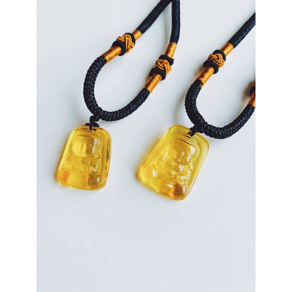 Vòng cổ Hổ Phách Mặt Phật