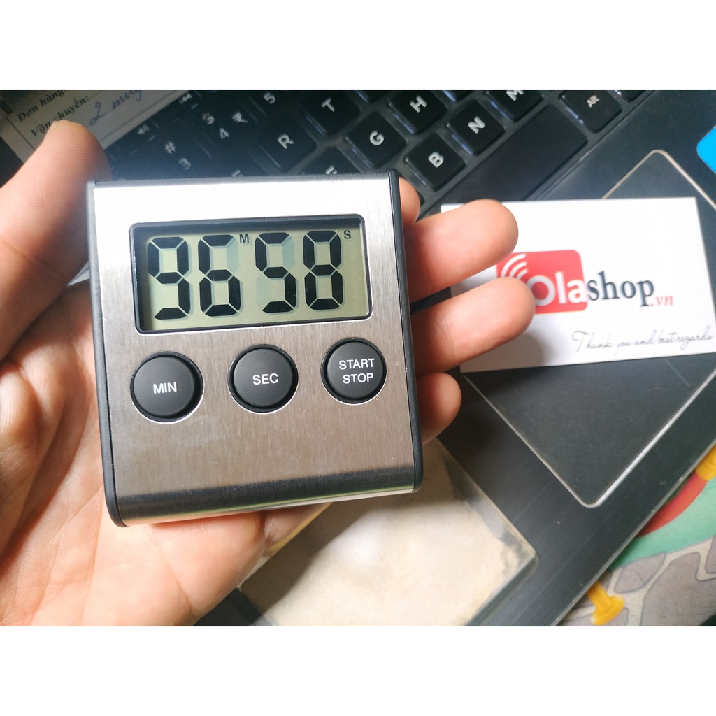 Đồng hồ bấm giờ timer hẹn giờ nấu ăn